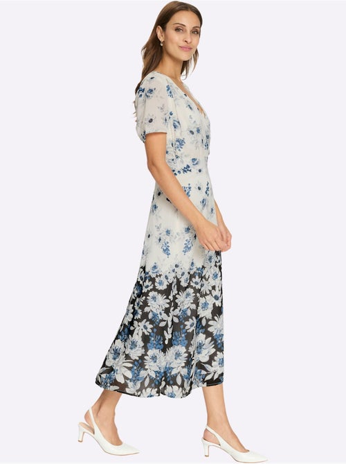 Robe En Satin Bordures à L'imprimé Dégradé - Taille Standard - Witt - Kiabi