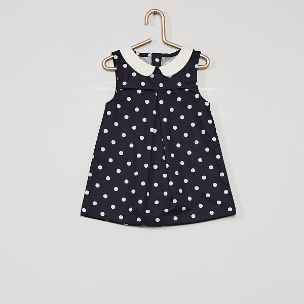 Robe En Satin Eco Concue Bebe Fille Bleu Kiabi 5 00