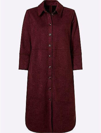 Robe En Synthétique Toucher Velouté - Taille Standard - Helline