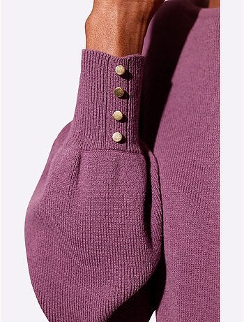 Robe En Tricot 30% Laine Vierge - Taille Standard - Helline