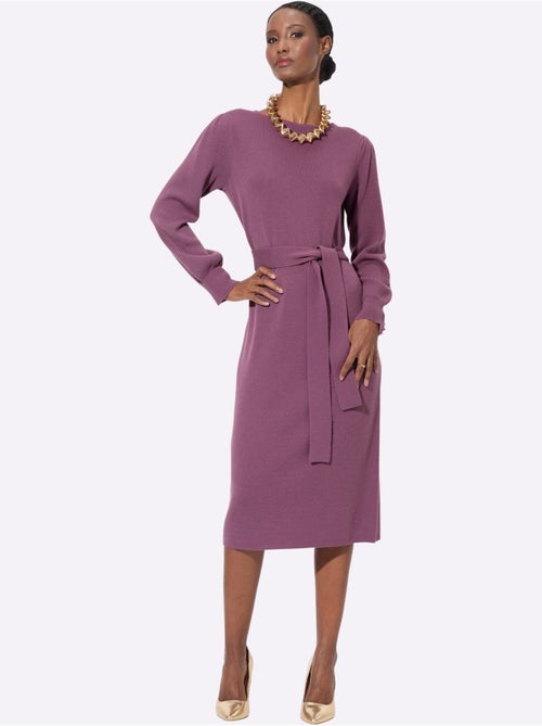 Robe En Tricot 30% Laine Vierge - Taille Standard - Helline - Kiabi Robe En Tricot 30% Laine Vierge - Taille Standard - Helline - Kiabi