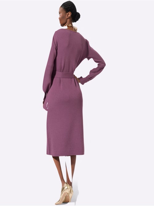 Robe En Tricot 30% Laine Vierge - Taille Standard - Helline - Kiabi Robe En Tricot 30% Laine Vierge - Taille Standard - Helline - Kiabi