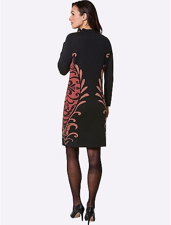 Robe En Tricot 30% Laine Vierge (mérinos) - Taille Standard - Helline