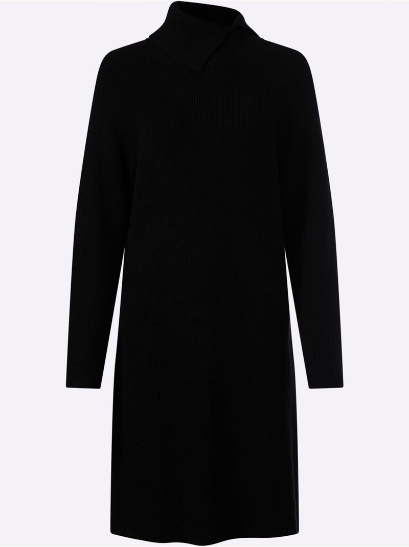 Robe en tricot 50% viscose - taille standard - helline Noir - Kiabi