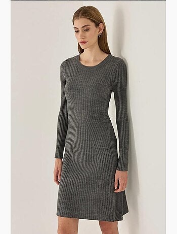 Robe en tricot à col rond hiccup