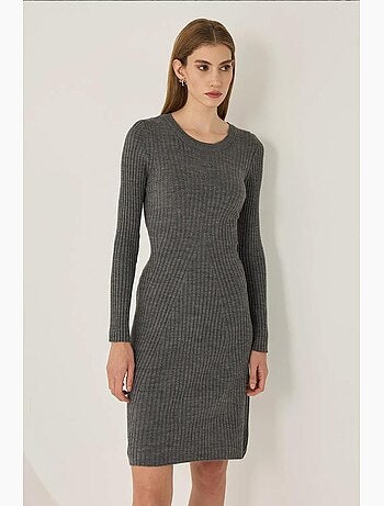 Robe en tricot à col rond hiccup
