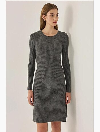 Robe en tricot à col rond hiccup
