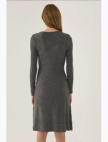 Robe en tricot à col rond hiccup