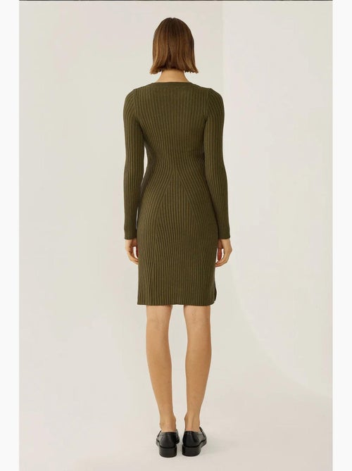 Robe en tricot à col rond hiccup - Kiabi
