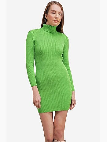 Robe en tricot à col roulé bdart