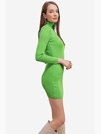 Robe en tricot à col roulé bdart