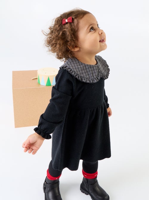 Robe en tricot avec col claudine - Kiabi Robe en tricot avec col claudine - Kiabi