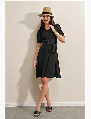 Robe en tricot ceinturée bdart
