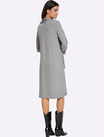 Robe en tricot livré avec l'écharpe - taille standard - helline