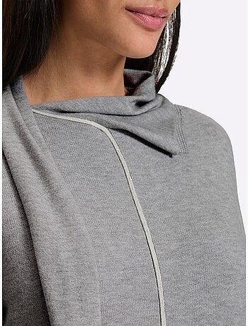 Robe en tricot livré avec l'écharpe - taille standard - helline