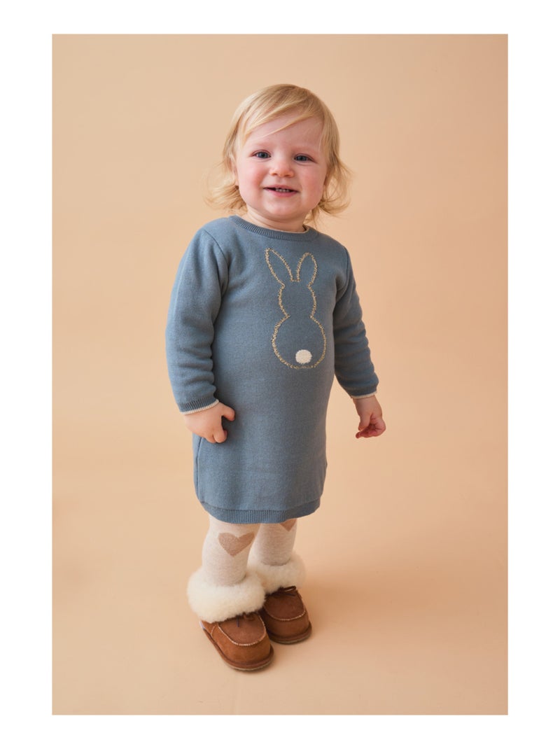 Robe en Tricot Noukie's Bleu turquoise - Kiabi