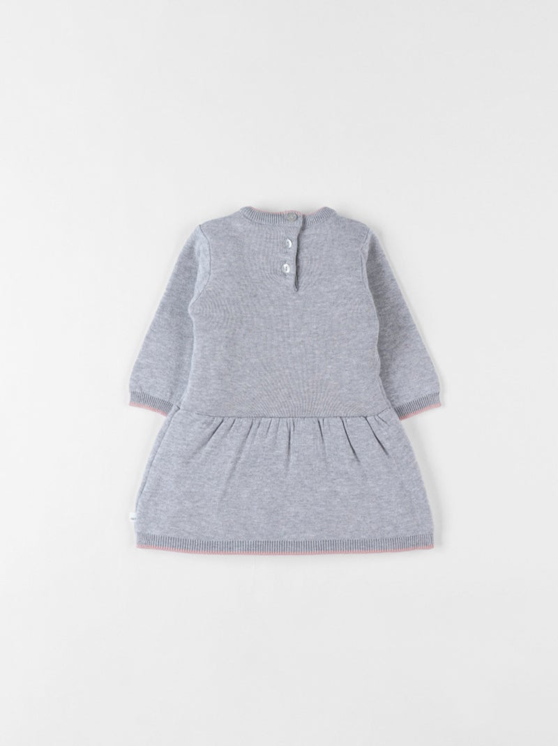 Robe en Tricot Noukie's Gris - Kiabi