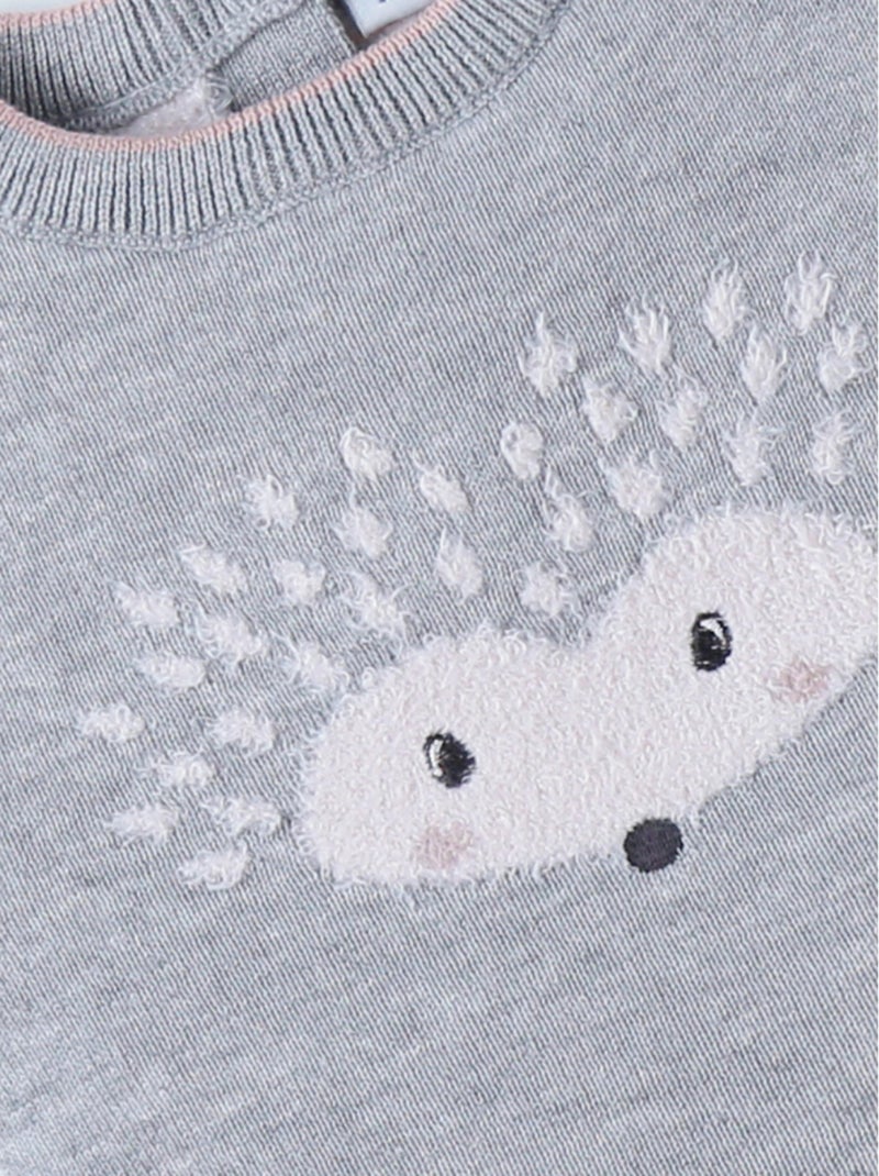 Robe en Tricot Noukie's Gris - Kiabi