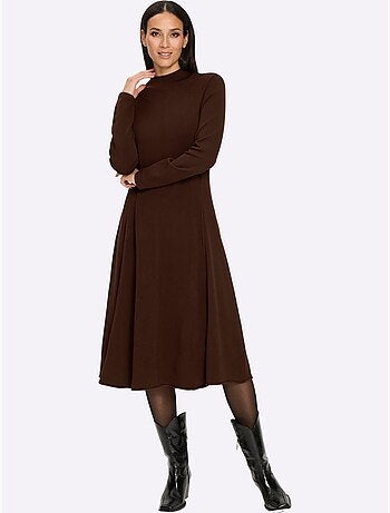 Robe En Tricot Qualité Viscose Douce - Taille Standard - Helline