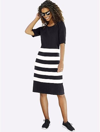 Robe En Tricot Robe En Jersey - Taille Standard - helline