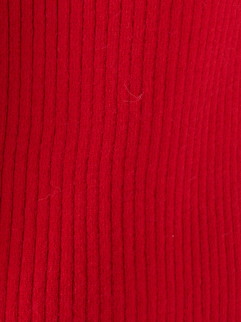 Robe en tricot Thermolactyl - Damart Rouge - Kiabi