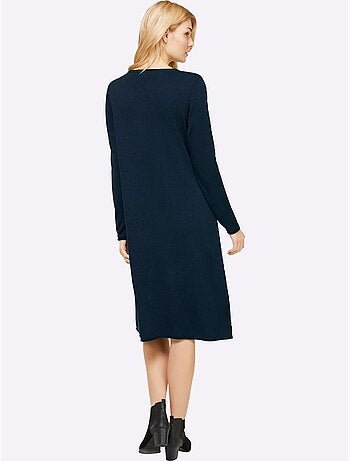 Robe En Tricot Tricot Affinant - Taille Standard - Helline