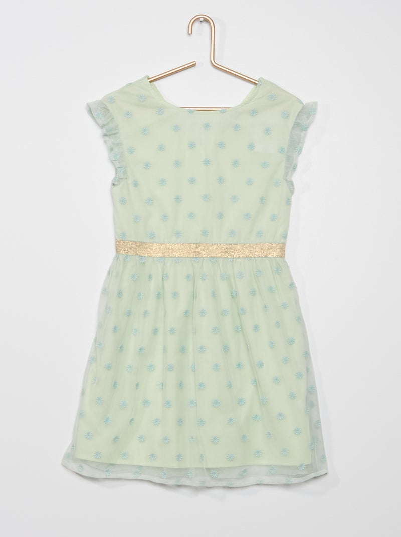 Robe en tulle Vert - Kiabi