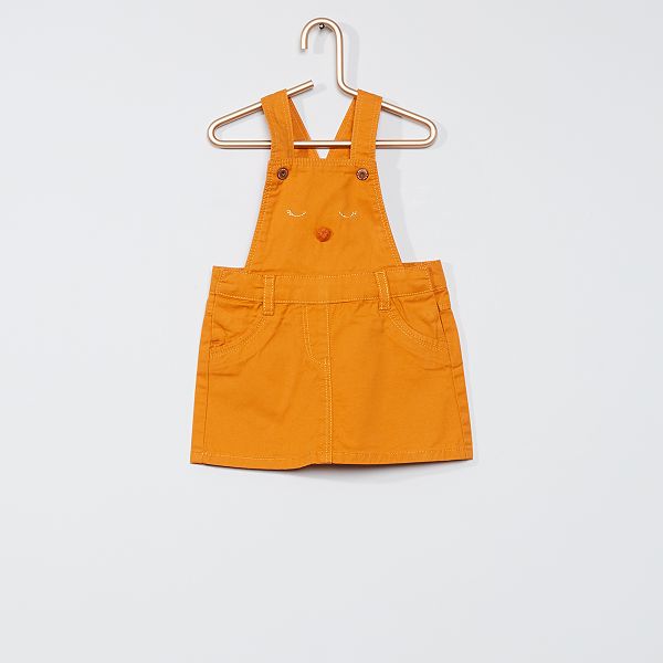 Robe En Twill Bebe Fille Orange Kiabi 3 60
