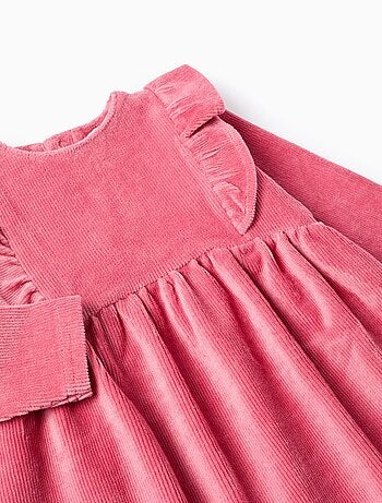 Robe en velours côtelé + bandeau élastique