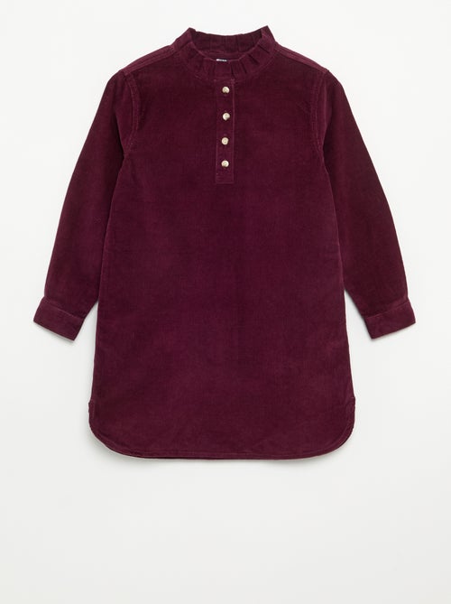 Robe en velours côtelé - Kiabi Robe en velours côtelé - Kiabi