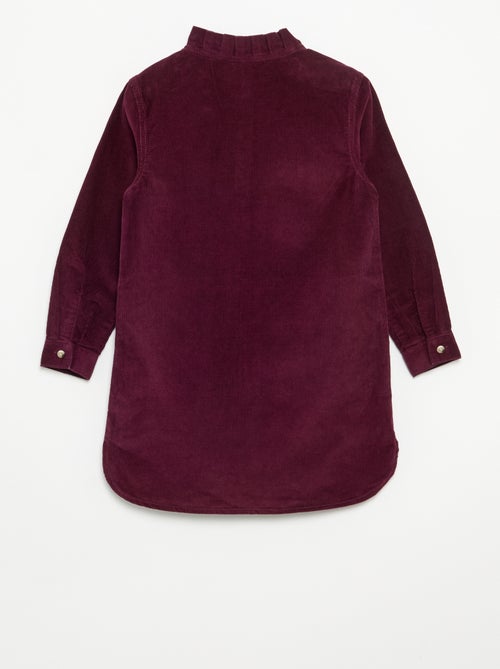 Robe en velours côtelé - Kiabi Robe en velours côtelé - Kiabi