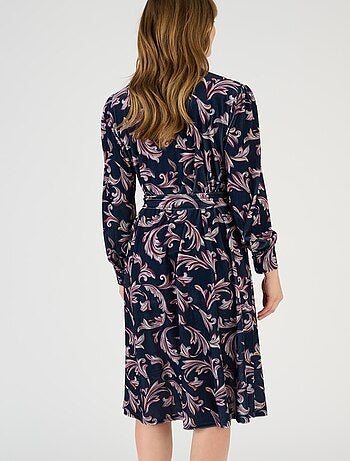 Robe en velours imprimé - Damart