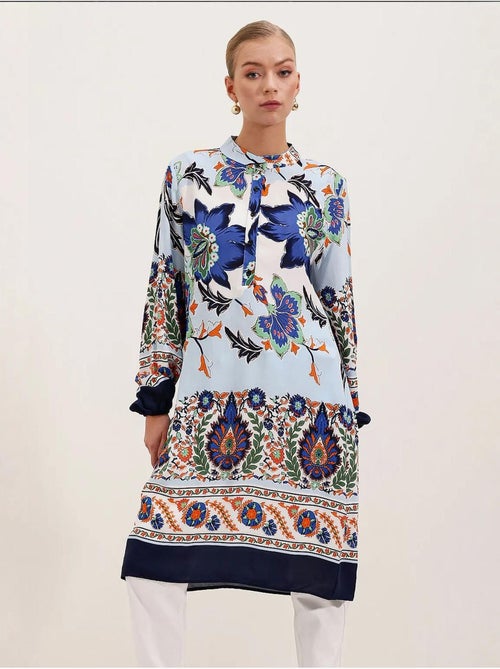 Robe en viscose à motifs bdart - Kiabi Robe en viscose à motifs bdart - Kiabi