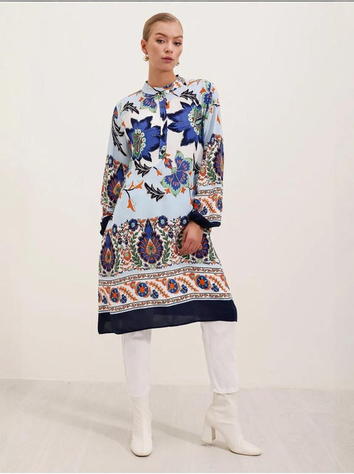 Robe en viscose à motifs bdart - Kiabi Robe en viscose à motifs bdart - Kiabi