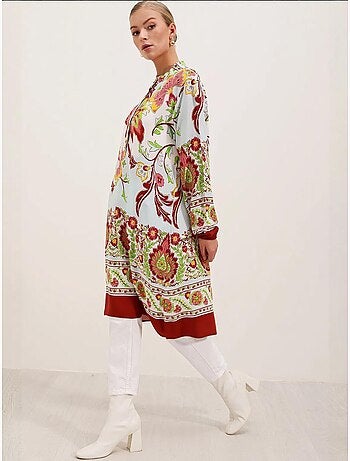 Robe en viscose à motifs bdart