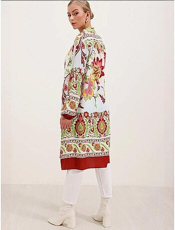Robe en viscose à motifs bdart