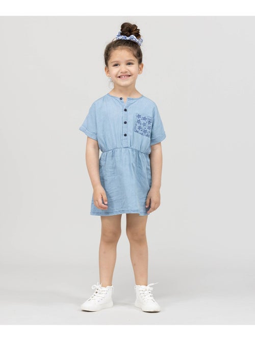 Robe en viscose imprimé noir Femme - Terre de Marins - Kiabi