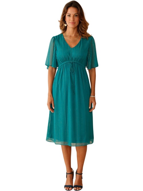 Robe en voile manches papillon - DAXON - Kiabi