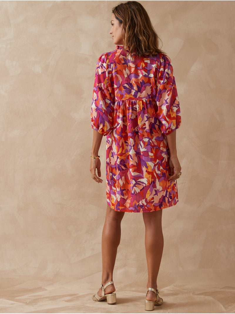 Robe encolure tunisienne - DAXON Multicolore - Kiabi