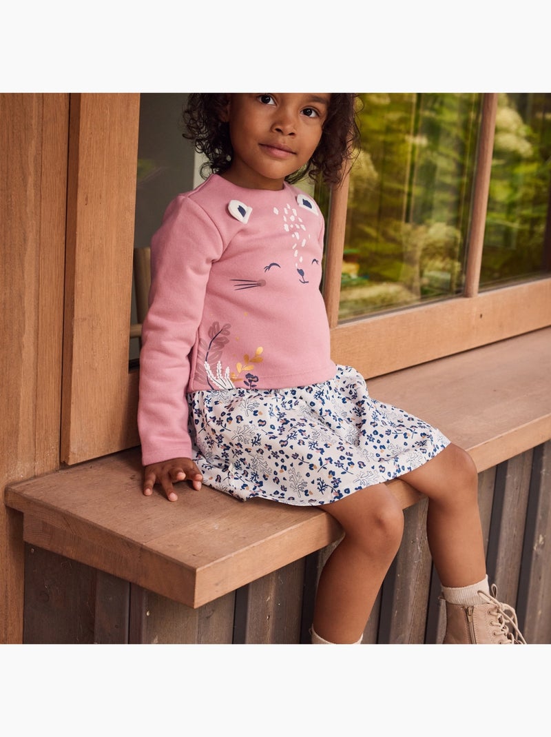 Robe enfant Céleste Rose - Kiabi