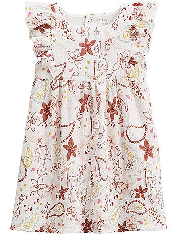 Robe enfant en gaze de coton Arizona