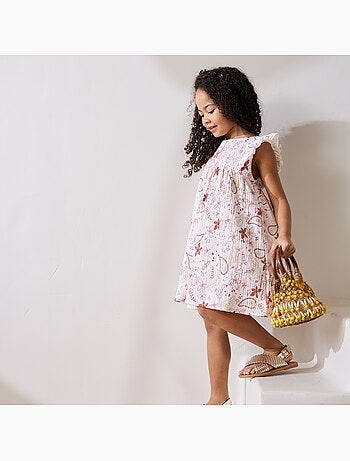 Robe enfant en gaze de coton Arizona