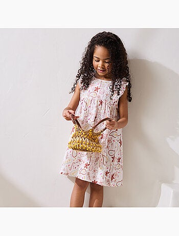 Robe enfant en gaze de coton Arizona