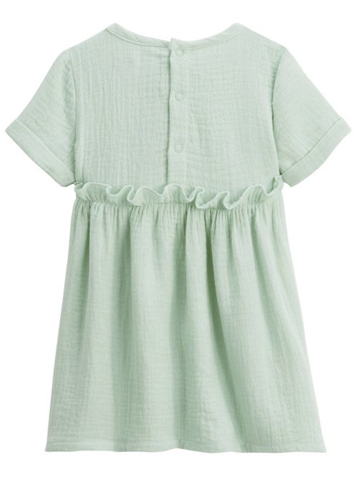 Robe enfant en gaze de coton Arya - Kiabi