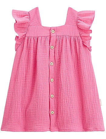 Robe enfant en gaze de coton Bahamas