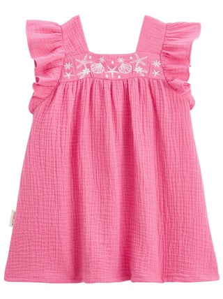 Robe enfant en gaze de coton Bahamas