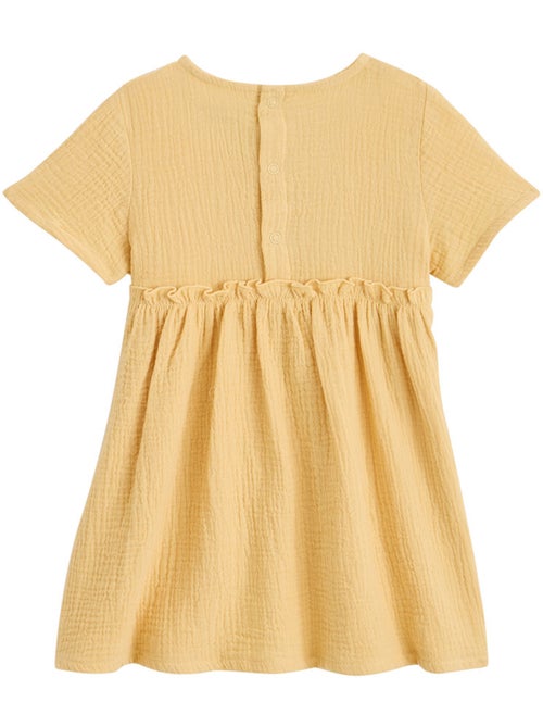 Robe enfant en gaze de coton Camila - Kiabi