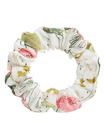Robe enfant en gaze de coton + chouchou Pivoina