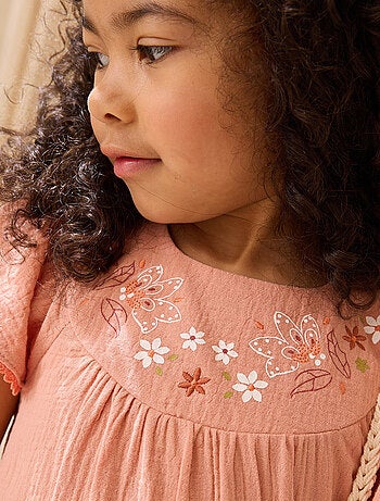 Robe enfant en gaze de coton Mindanao