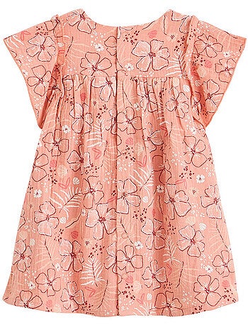 Robe enfant en gaze de coton Santa Giulia